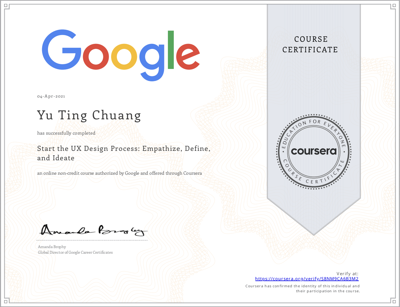 Google UX Design Specialization 2